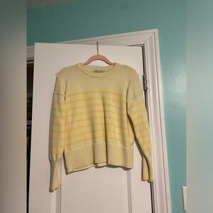 Yellow stripped Philosophy sweater